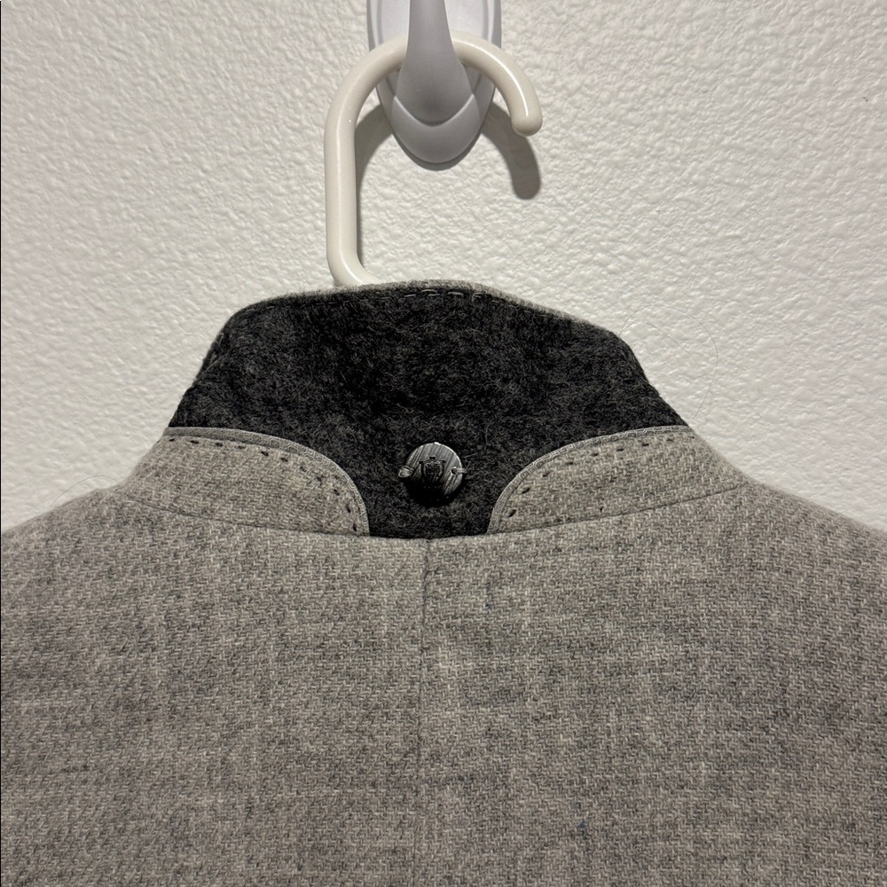 Massimo Dutti Light Gray Wool/Alpaca Blazer - Picture 4 of 7